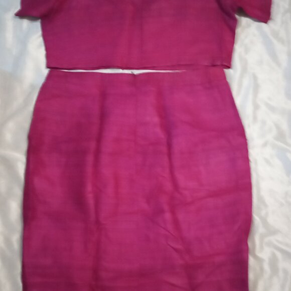 handmade two-piece women's thin strap burgund top size2XL-3XL skirt sizeXL boho - Picture 2 of 10